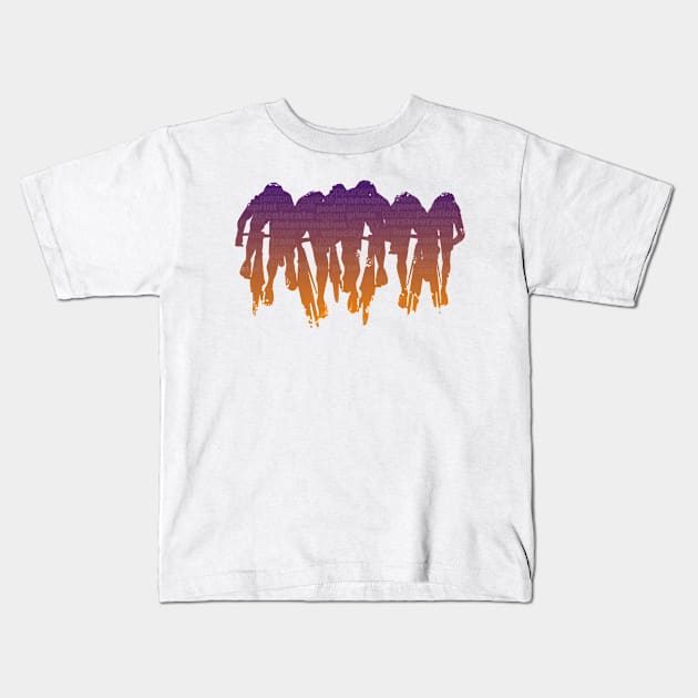 sprint line Kids T-Shirt by SFDesignstudio